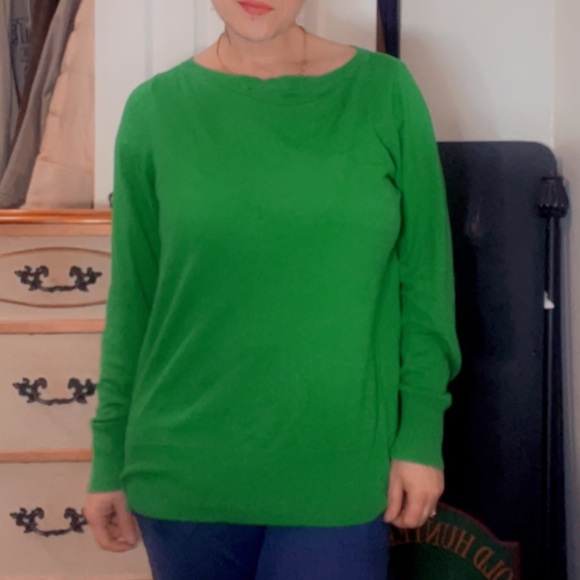 Halogen Apple Green Sweater Women’s Size XXL Comfy Long Sleeve Relax Fit - Picture 10 of 10